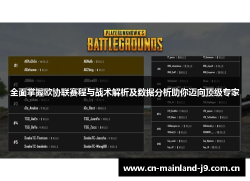 全面掌握欧协联赛程与战术解析及数据分析助你迈向顶级专家 全面掌握欧协联赛程与战术解析及数据分析助你迈向顶级专家